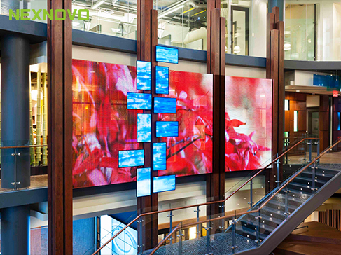 加拿大BLUE SHORE银行总部玻璃幕墙LED显示屏项目