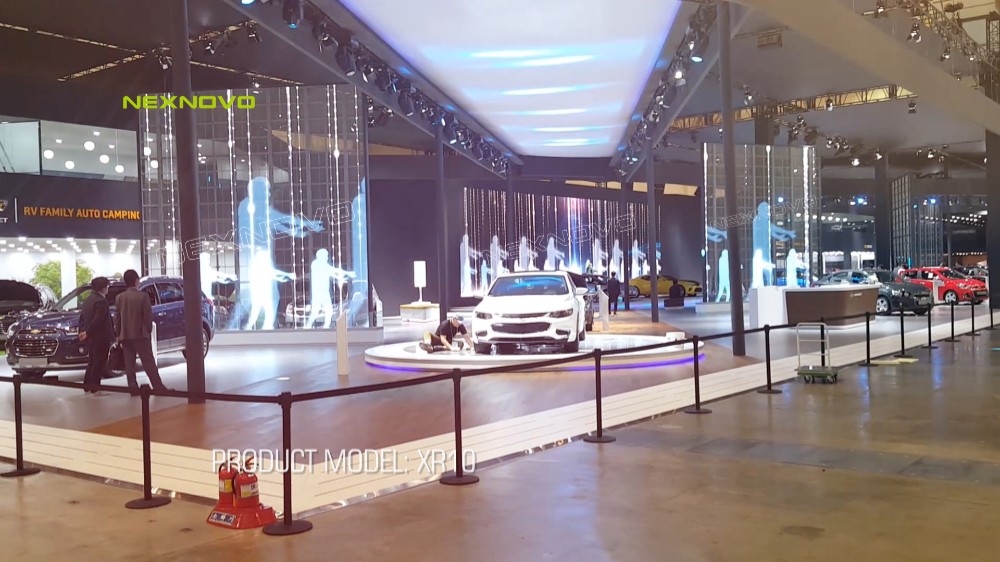 韩国雪佛兰车展透明LED租赁屏(图3)