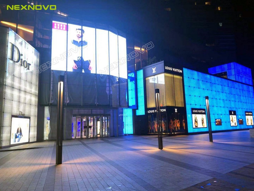 澳门壹号广场透明LED玻璃屏项目(图13)
