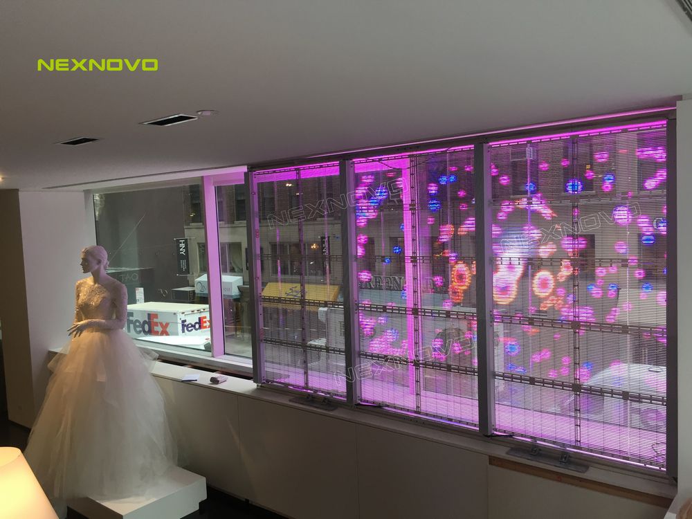 世界知名婚纱品牌AMSALE透明LED显示屏(图5)