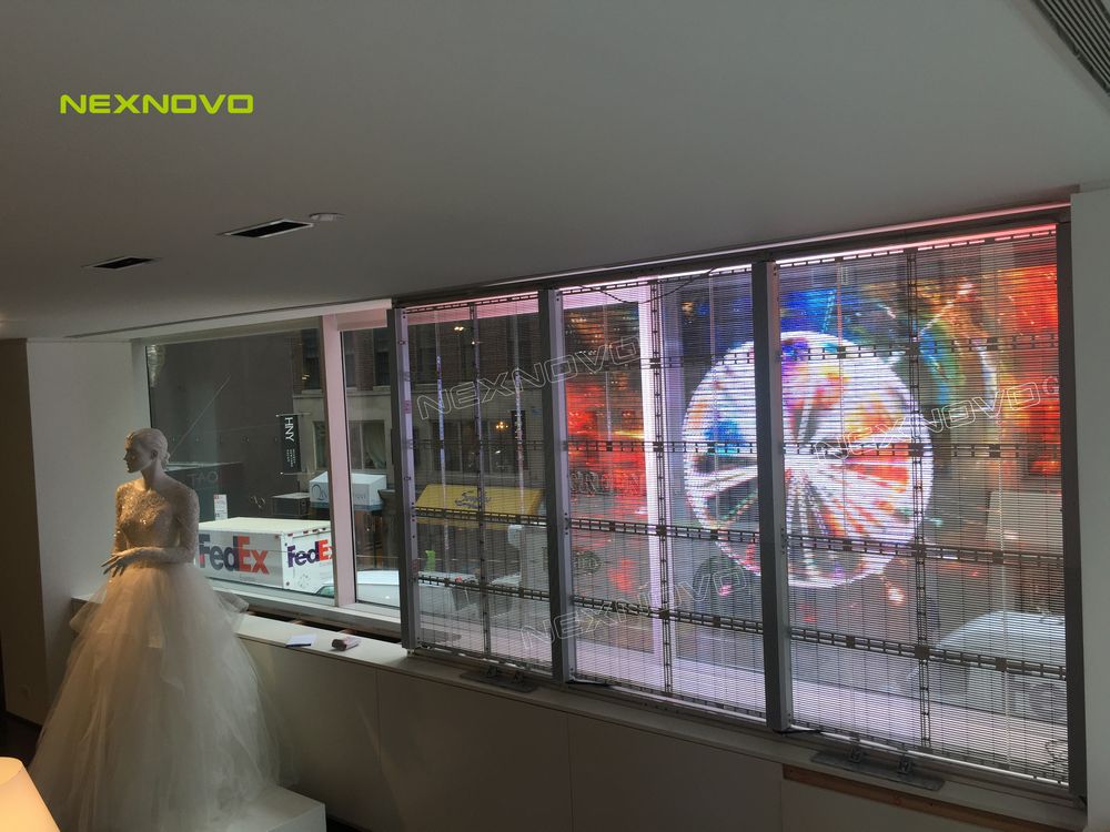 世界知名婚纱品牌AMSALE透明LED显示屏(图6)