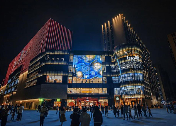 商业地标设计标配，晶泓LED光电玻璃完美诠释南阳万德隆新派体验购物中心