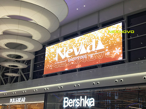 西班牙NEVADA内华达商场LED透明屏项目