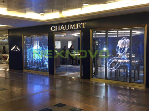 香港Chaumet珠宝店透明LED显示屏项目