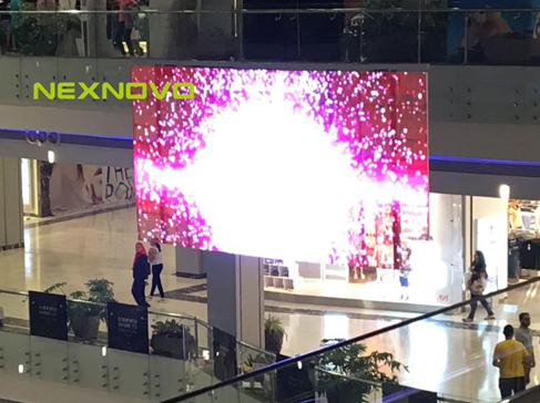 埃及Point90购物中心LED透明显示屏项目