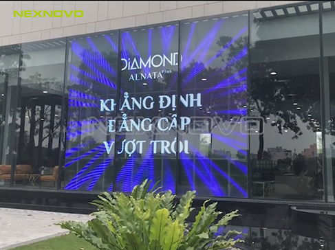 越南Gamuda Land Vietnam透明LED显示屏项