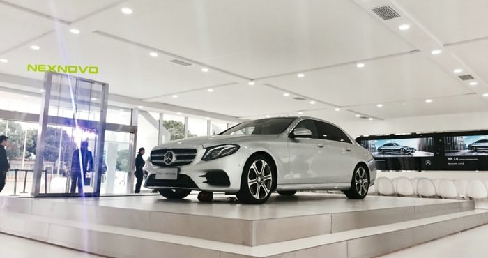 Mercedes-Benz携手晶泓(NEXNOVO)透明LED显示屏开展E级车智享体验全国巡展(图2)