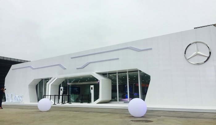 Mercedes-Benz携手晶泓(NEXNOVO)透明LED显示屏开展E级车智享体验全国巡展(图6)