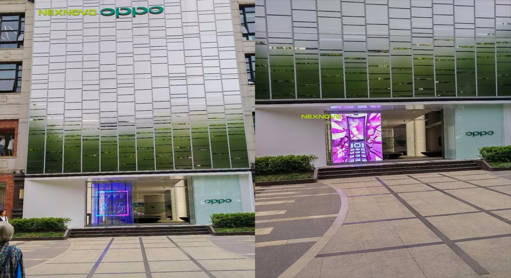上海OPPO旗舰店透明显示屏项目(图1)
