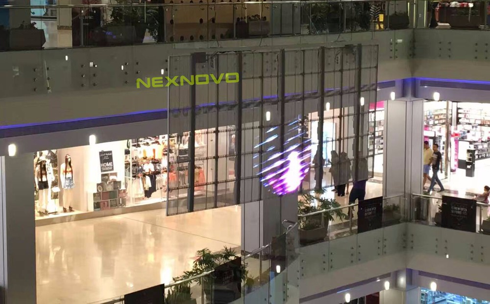 埃及Point90购物中心LED透明显示屏项目(图3)