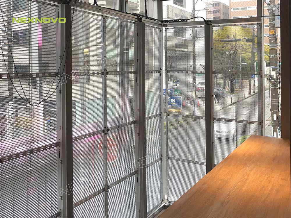 日本Mayudama Cabin 酒店玻璃LED显示屏项目(图3)
