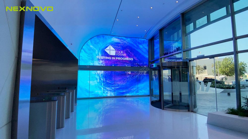 巴林ABC银行创新中心LED透明屏项目(图3)