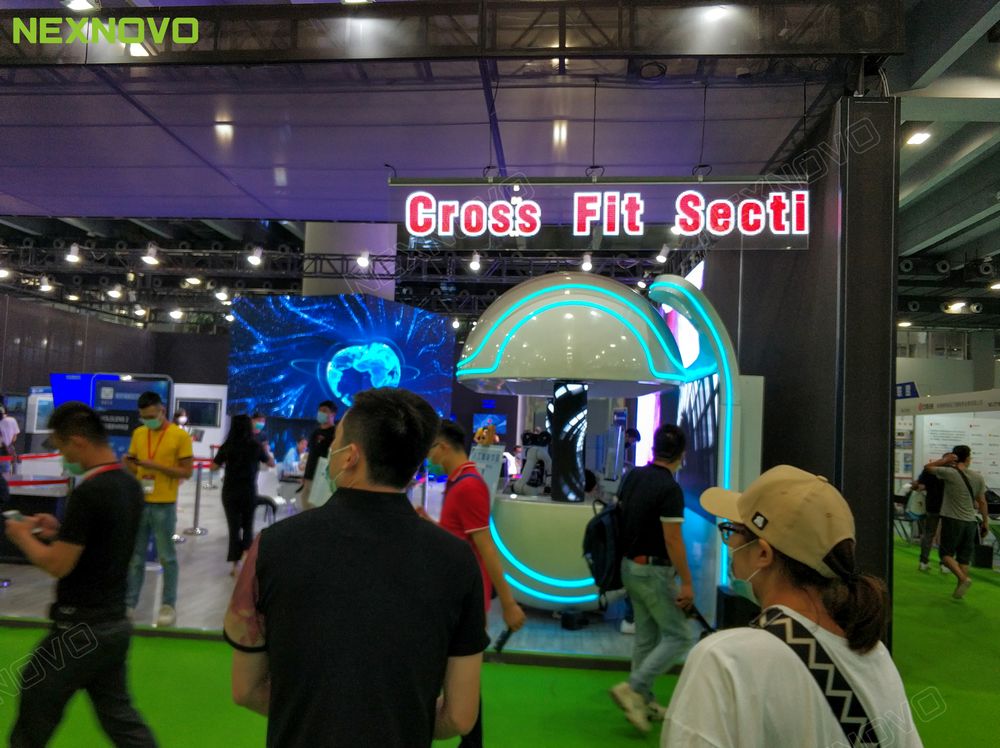亚洲数字展览展示博览会NT睛屏系列LED玻璃导示屏项目(图5)